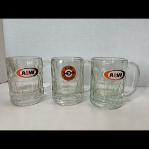A & W rootbeer mugs